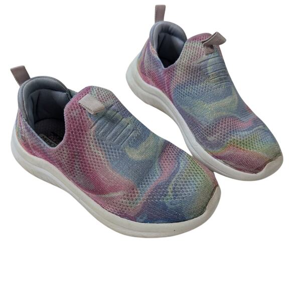 Skechers Kids Ultra Flex 2.0 Swirlology Pastel Slip On Sneakers Girls Size 10 - Picture 1 of 10